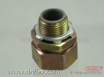 Colour Zinc Plated Steel Connector-Straight